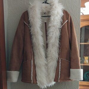 Rachel Hollis Faux Fur Lined Jacket